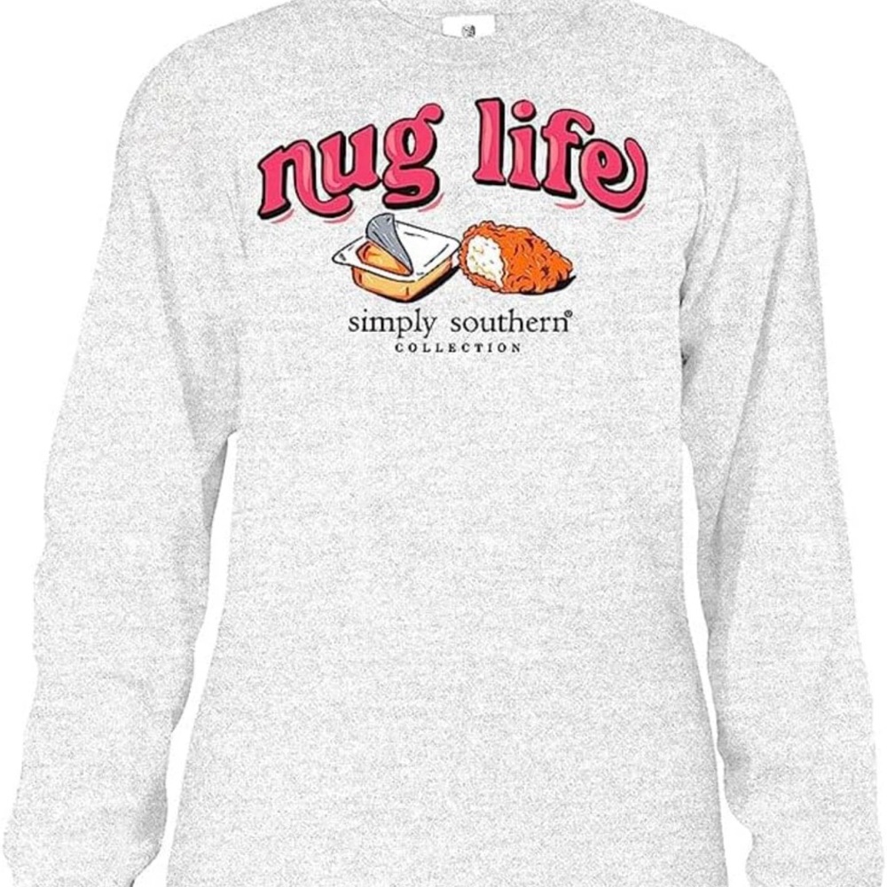 Nug Life Simply Southern Long Sleeved Sz Large